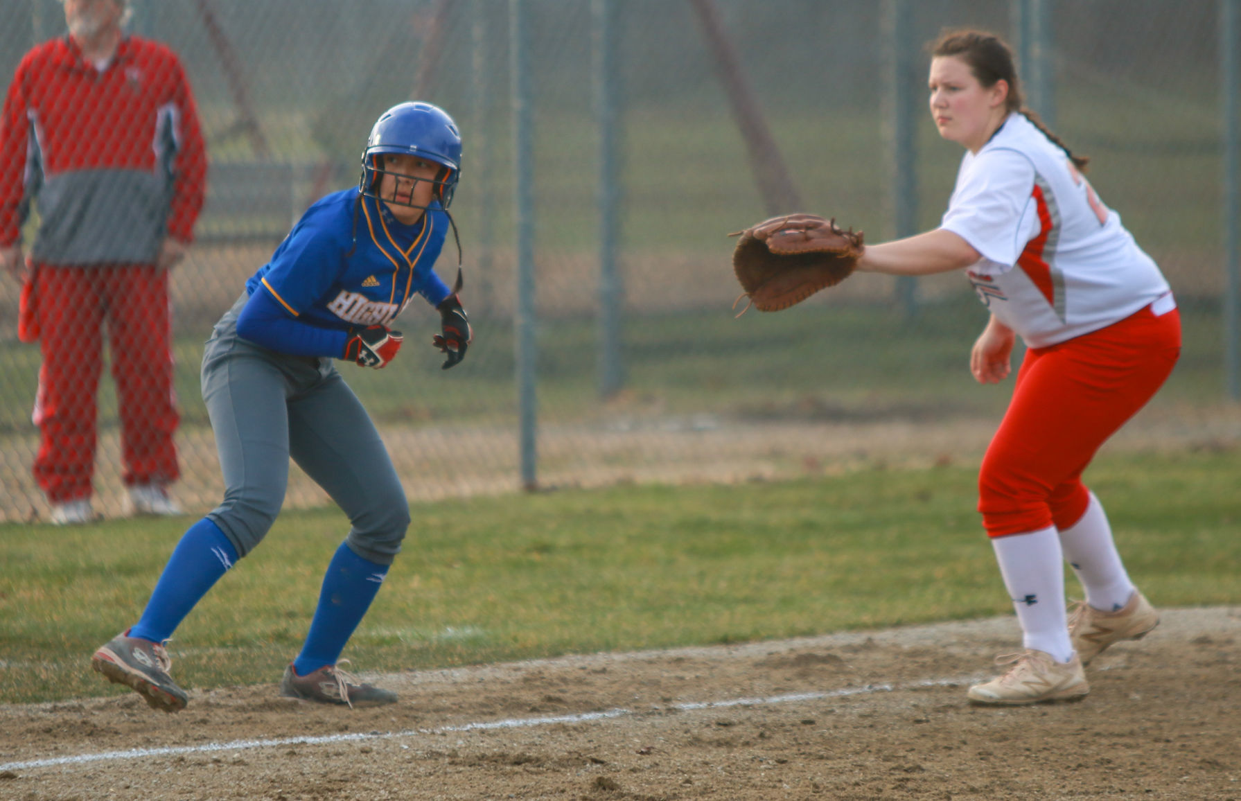 Prep softball - Highland at Kankakee Valley
